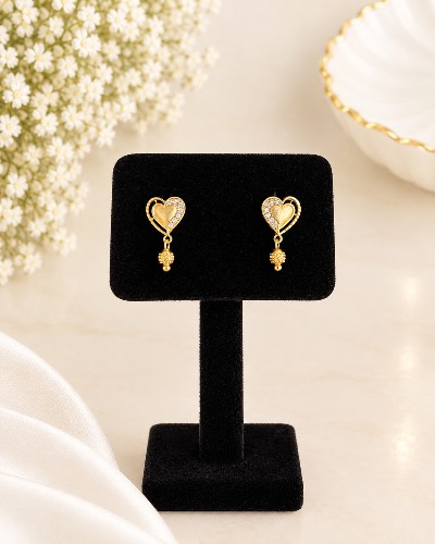 Gold Plated Stud Earring — Earring, RW2776