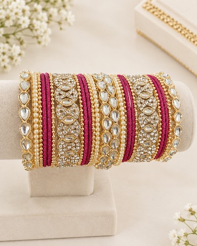 Kundan Bangles — Bangles, RW2514