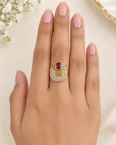 Gold Plated Ring — Ring, RW2563