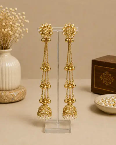 Kashmiri Earrings — Earring, RW1294