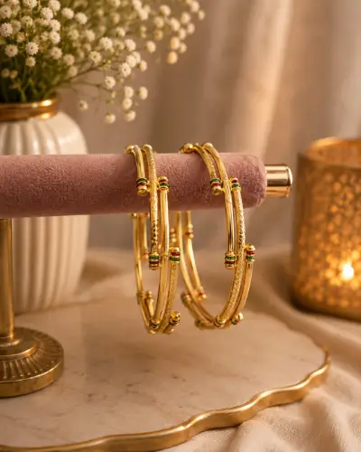 Gold Bangle — Bangles, RW1193