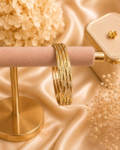 Gold Plated Bangles — Bangles, RW1811