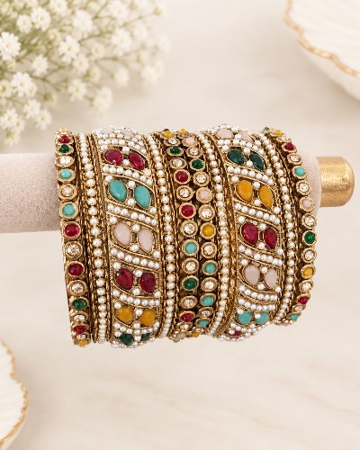 Kundan Bangles — Bangles, RW2479
