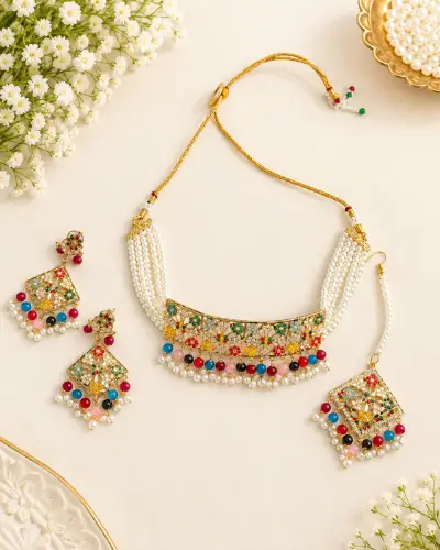 Gold Plated Necklace — Necklace, RW2684