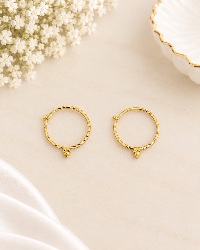 Bali Gold Plated Earring — Earring, RW2781