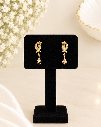 Gold Plated Stud Earring — Earring, RW2777